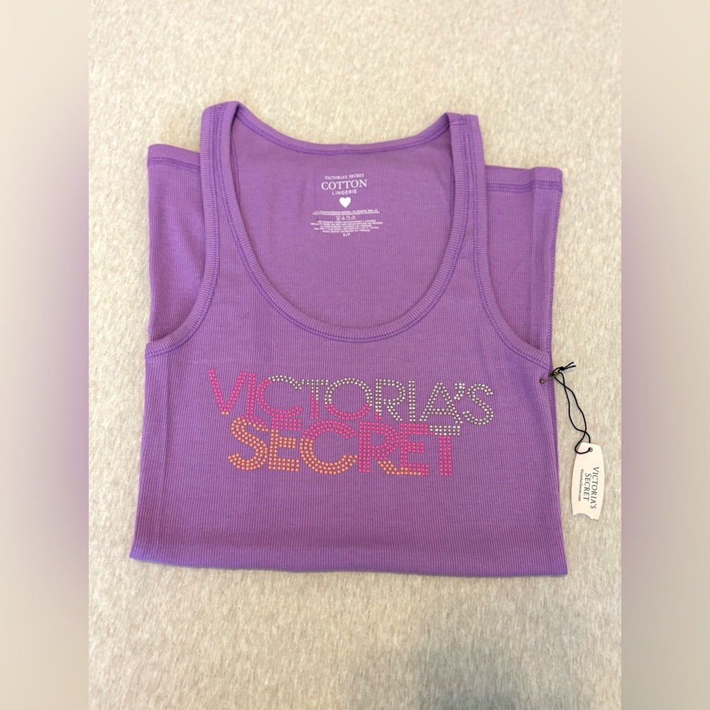 ✨🔥New✨Victoria's Secret Purple Crystal Tank Top!